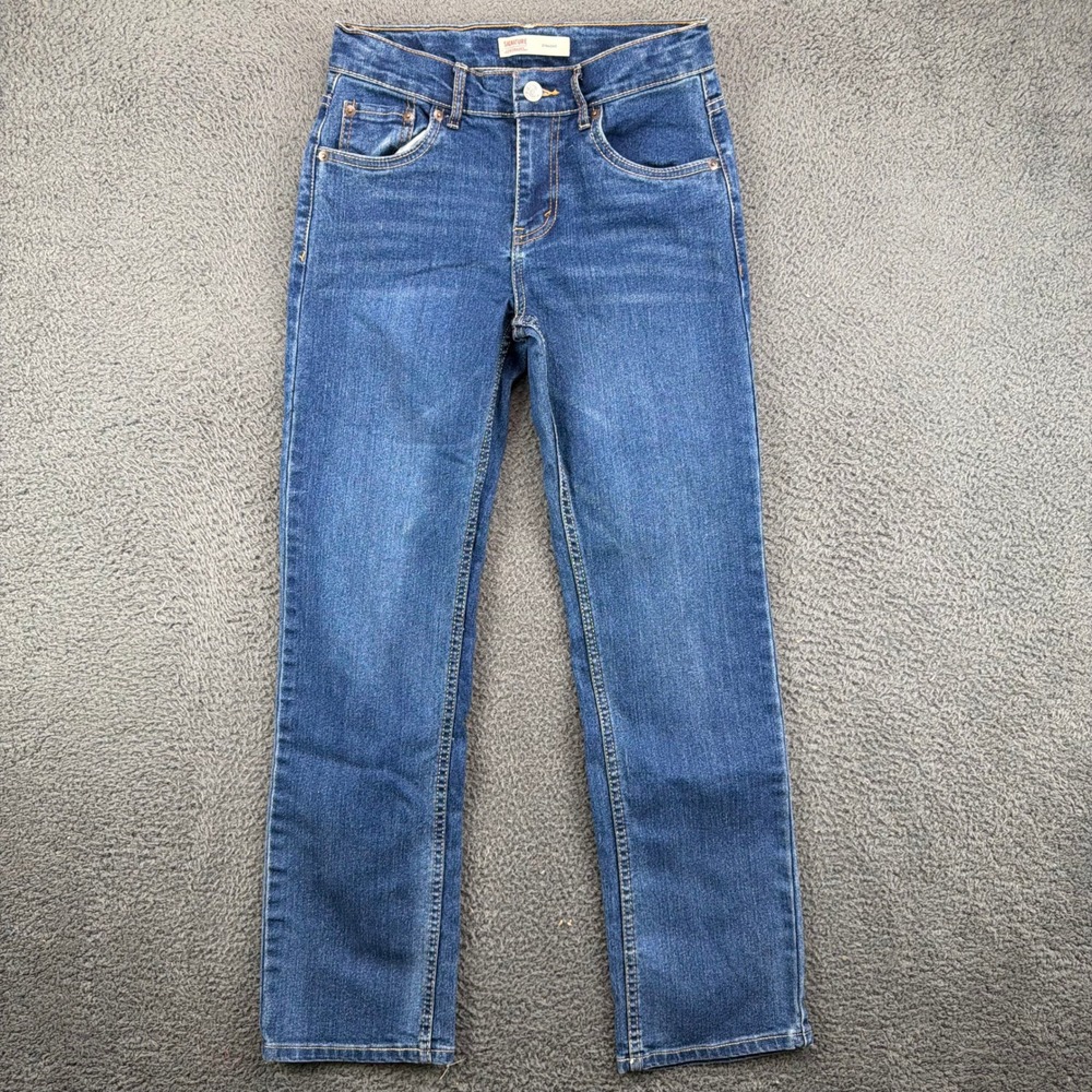 Signature by Levi Strauss Boys 14 Regular Straight Leg Blue‎ Jeans 6033-D8N 323